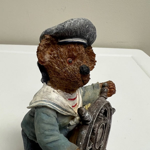 Nautical Sailor Bear Resin Figurine 4 inch