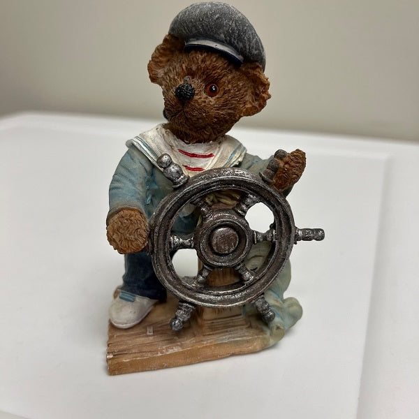 Nautical Sailor Bear Resin Figurine 4 inch