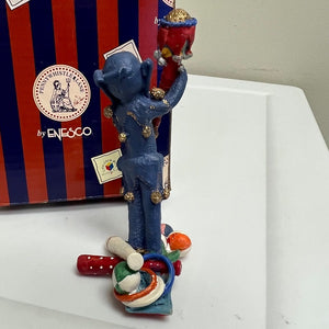 Penny Whistle Lane Enesco Juggling Jangles Jester with Toys Figurine