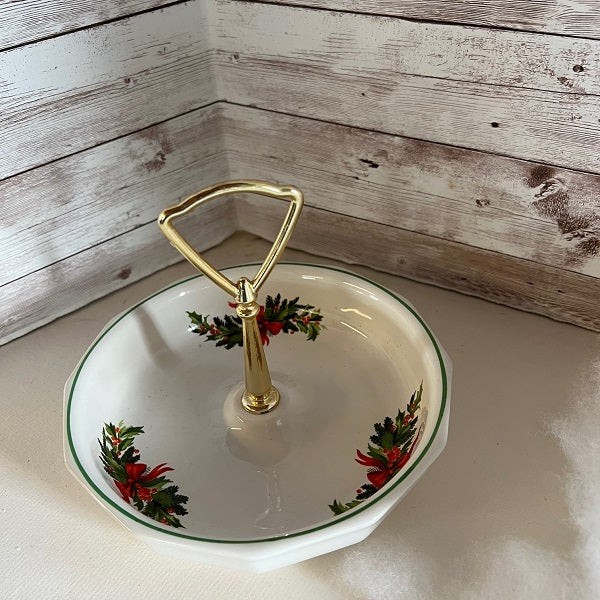 Pfaltzgraff Christmas Heritage Serving Tidbit Candy Dish