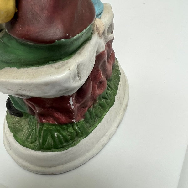 Porcelain Grandpa with Grandson Grandma with Granddaughter Set