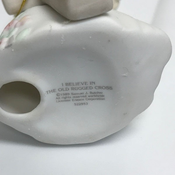 Precious Moments I Believe In The Old Rugged Cross Ornament 1989