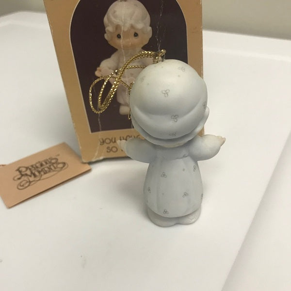 Precious Moments Ornament You Have Touched So Many Hearts 1987