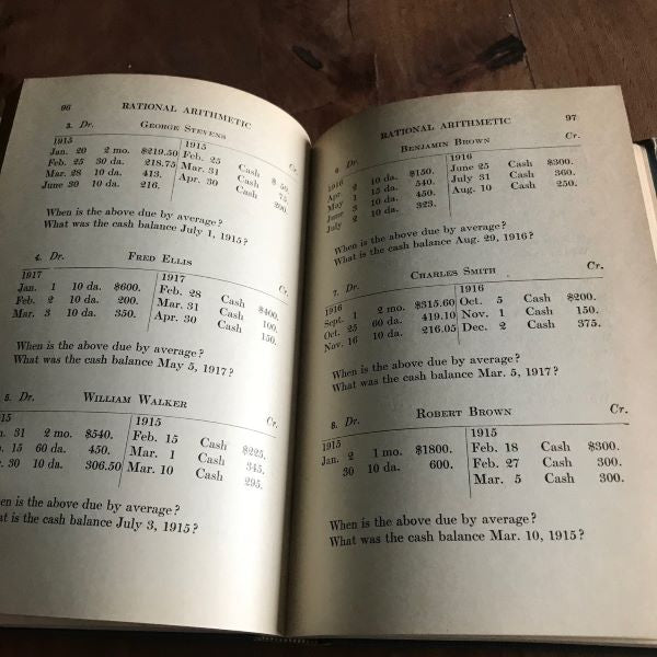 Rational Arithmetic George P. Lord 1920 The Gregg Publishing Company