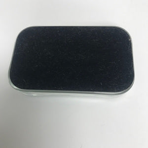 Rectangle Clear Glass Paperweight Victorian Shoe Photo Design