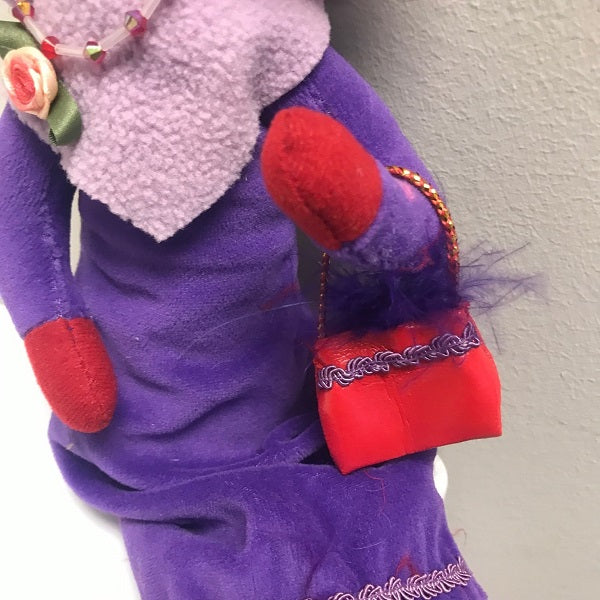Red Hat Society Doll Delton Products Plush Red Hat Doll