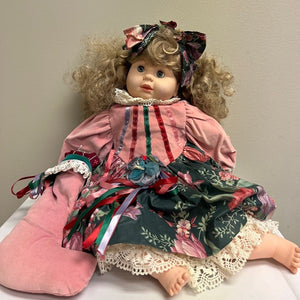 Robin Woods Doll Courtney Christmas 1985 American Children Collection 22in
