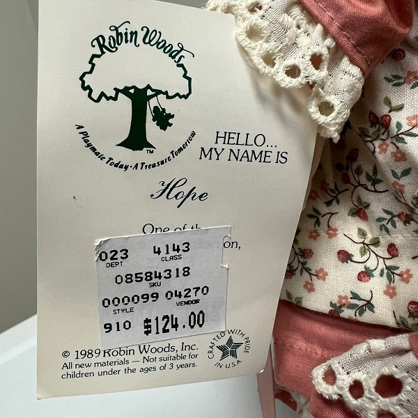 Robin Woods Hope Collectible Doll 1989 14inch This Is My Country Doll