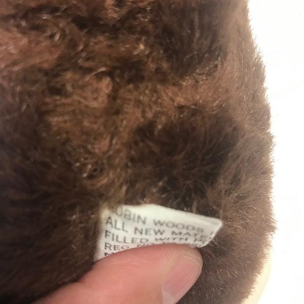 Robin Woods Plush Stuffed Bear Princess Brown Stuffed Animal 1988