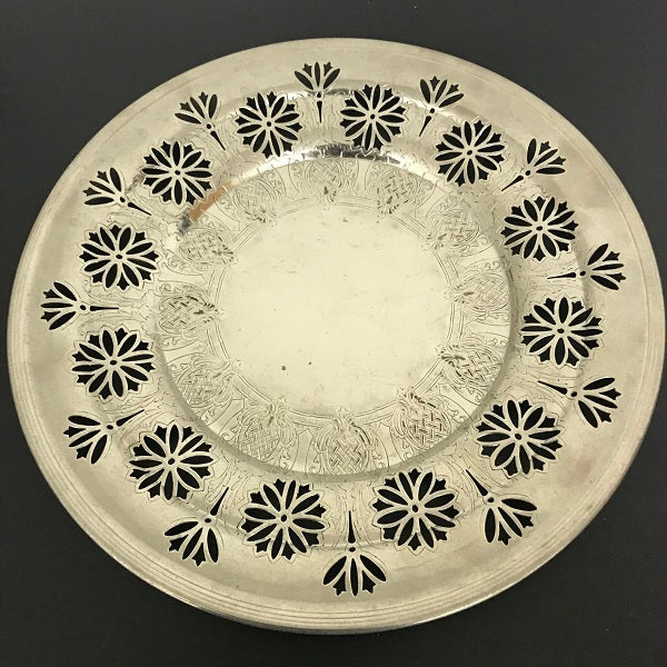 Royal Rochester 3723 Silver-Plated Serving Tray Round Tray 