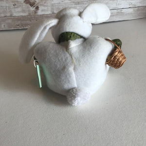 Russ Easter Rabbit Frog Stuffed Animal Country Folks Collectible Frobbit