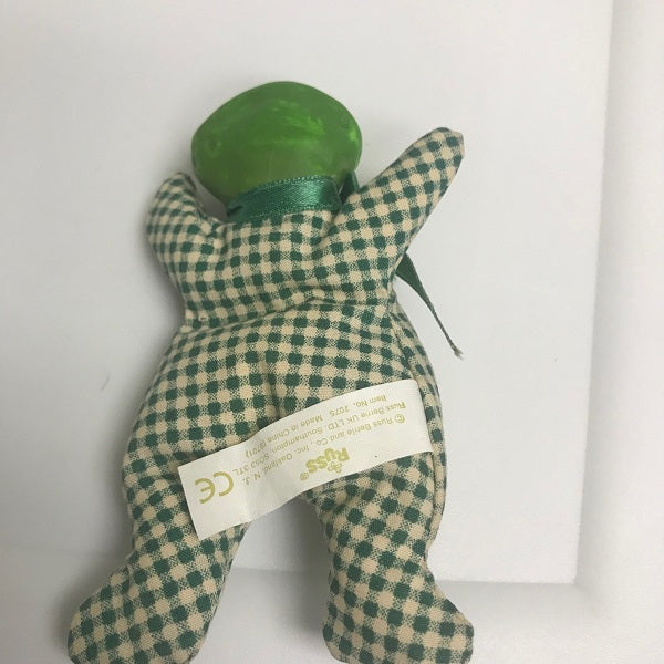 Russ Miniature Frog Figurine Bean Bag Resin Frog