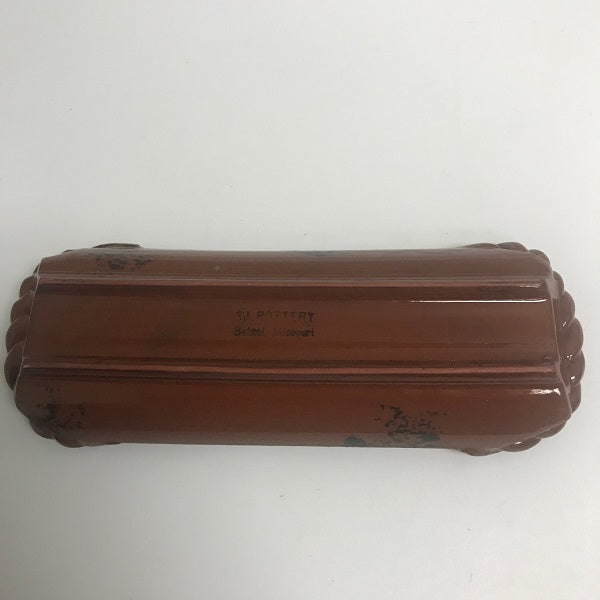 SJ Pottery Redware Serving Dish Bethel Missouri