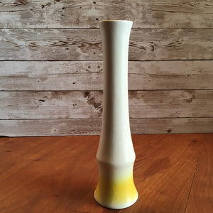 Sado International Single White Vase Hand Made For F.T.D. Portugal 8.25 Inch