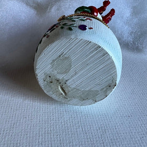 Snowman Christmas Hinged Trinket Ring Jewelry Box