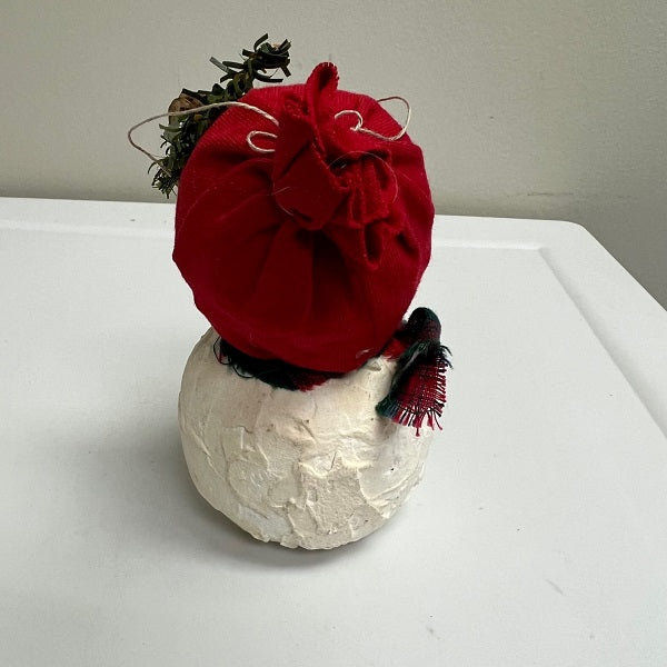 Snowman Decoration Styrofoam 5in Snowman Tabletop Ornament