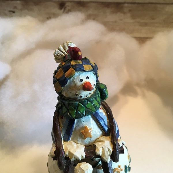 Snowman Family Christmas Decoration Figurine