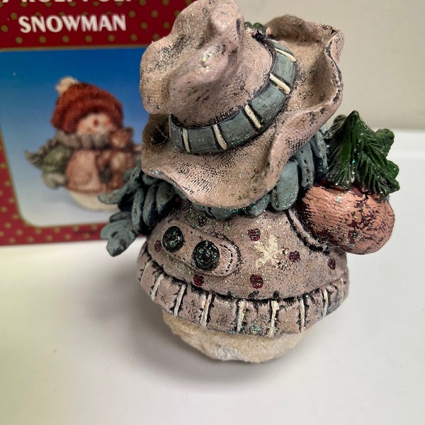 Snowman Tabletop Decoration 5in Roly-Poly Snowman Pan-Orama Gifts
