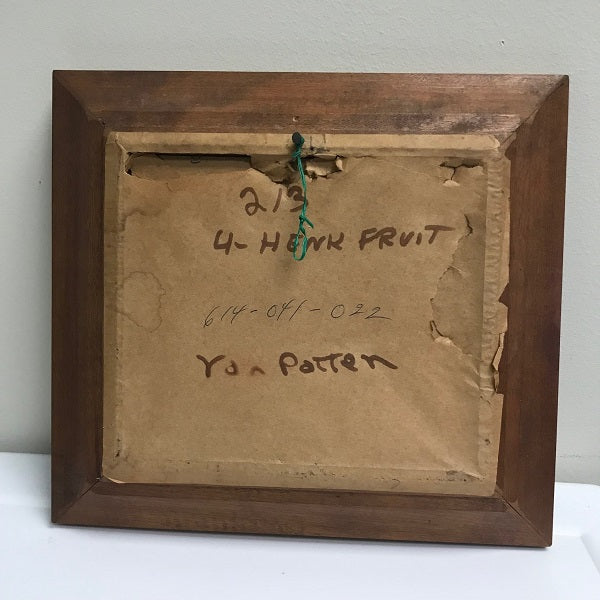 Still Life Framed Art Print Feather Pen Books Vase Scene Signed