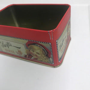 Swifts Borax Tin Reproduction Advertising Small Red Metal Tin