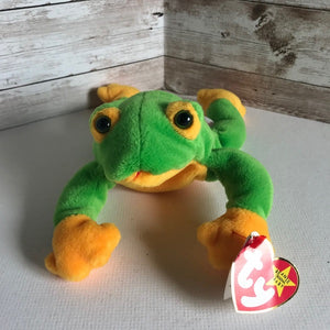 TY Beanie Baby Smoochy the Frog  Collectible Plush 1997