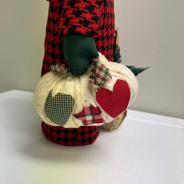 Tabletop Fabric Santa Claus Figurine Christmas Decoration 14in