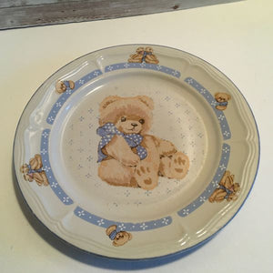 Teinshan Country Bear Stoneware Dinner Plate 10.5"