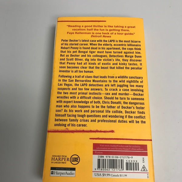 The Beast A Decker Lazarus Novel by Faye Kellerman Paperback Book