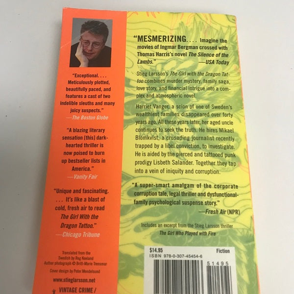 The Girl with the Dragon Tattoo Paperback Book by Stieg Larsson 2008