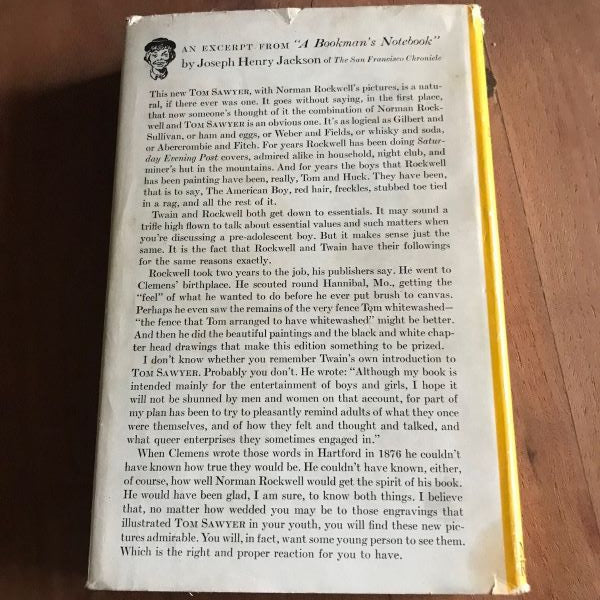  Tom Sawyer Mark Twain Illustrated By Norman Rockwell 1936 