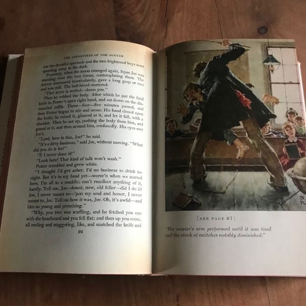  Tom Sawyer Mark Twain Illustrated By Norman Rockwell 1936 