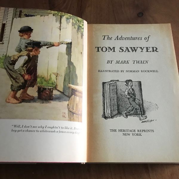  Tom Sawyer Mark Twain Illustrated By Norman Rockwell 1936 