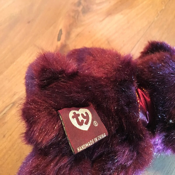 TY Beanie Baby Burgundy 