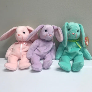 Ty Beanie Babies Hippity Hoppity Floppity Retired Rabbits 1996