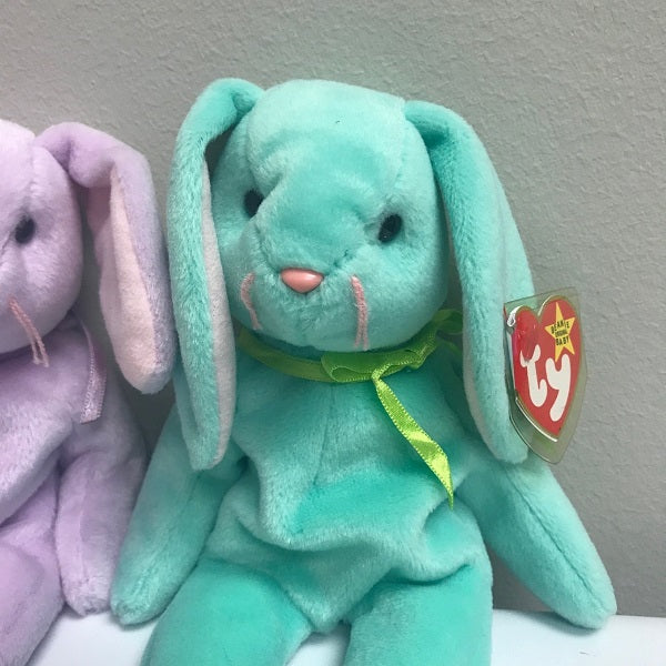 Ty Beanie Babies Hippity Hoppity Floppity Retired Rabbits 1996