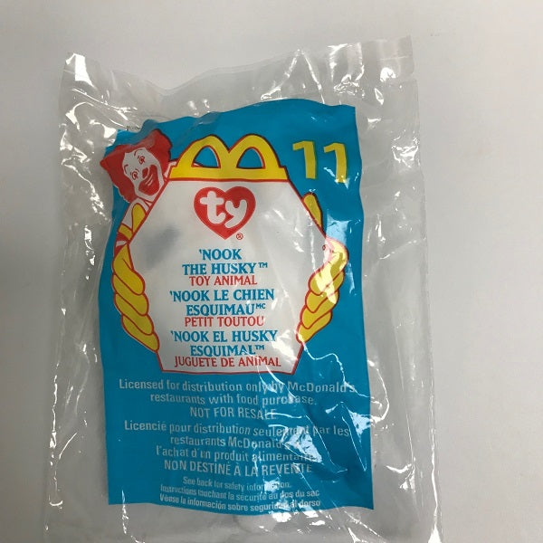 Ty Beanie Babies McDonalds Happy Meal Toy Nook the Husky 1999
