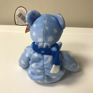 Ty Beanie Baby 1999 Holiday Teddy the Bear back view