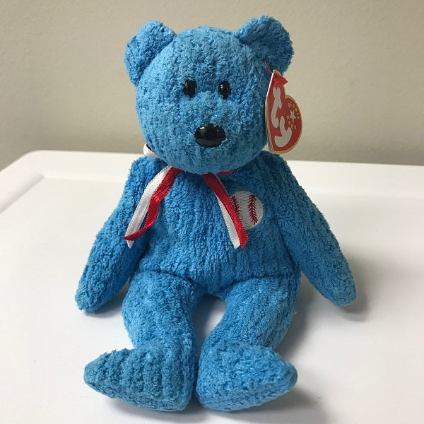 Ty Beanie Baby Addison the Baseball Bear 2001