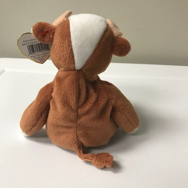 Ty Beanie Baby Bessie Cow 1995 Style 4009 Plush Retired