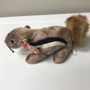 Ty Beanie Baby Chipper the Chipmunk Plush Toy 1999