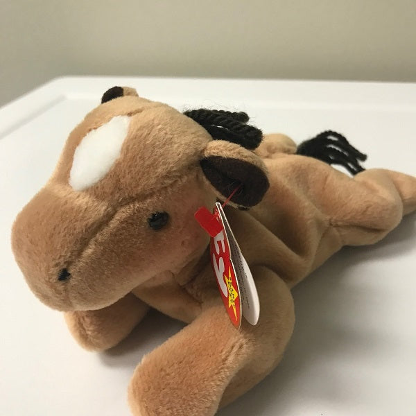 Ty Beanie Baby Derby the Horse with Star Coarse Mane 1995