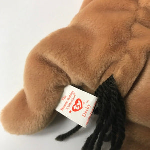 Ty Beanie Baby Derby the Horse with Star Coarse Mane 1995