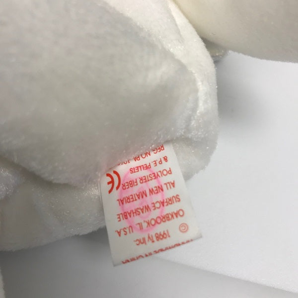 Ty Beanie Baby Halo the Bear Angel with Brown Nose 1998