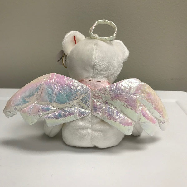 Ty Beanie Baby Halo the Bear Angel with Brown Nose 1998