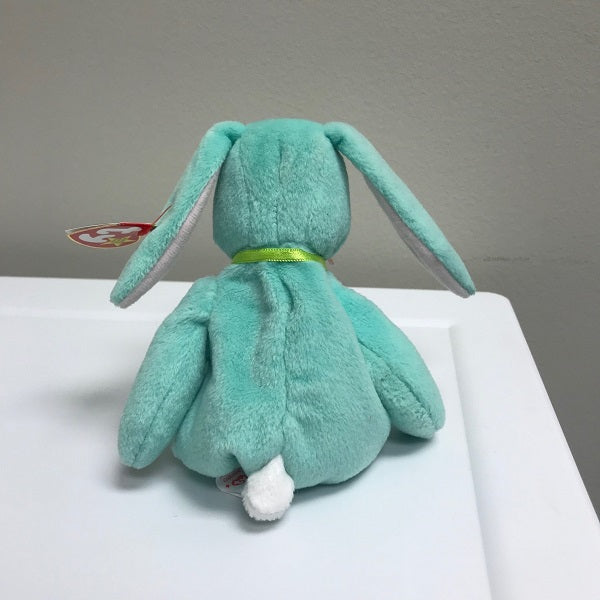 Ty Beanie Baby Hippity Rabbit 1996 Green Bunny Plush