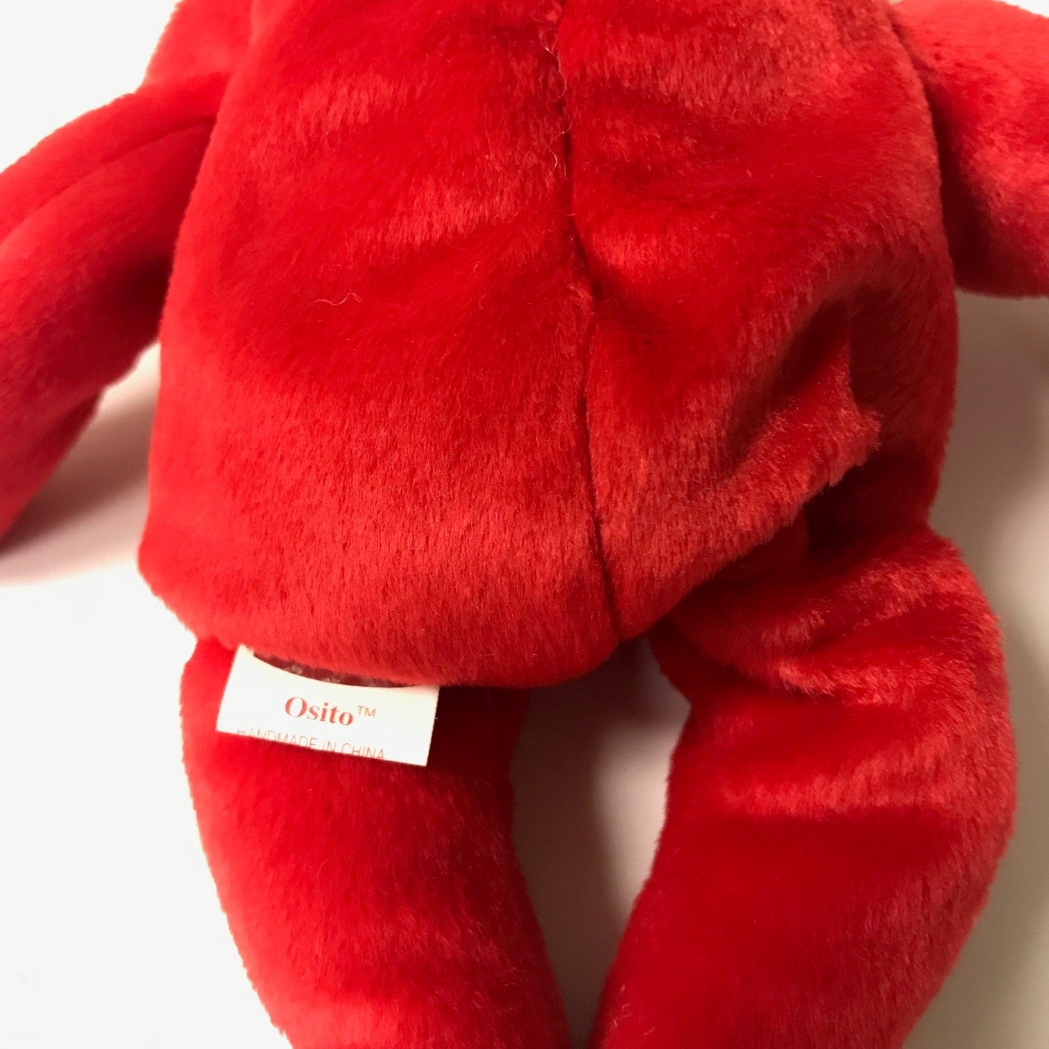 Ty Beanie Baby Osito Mexican Bear 1999 Red Plush with Flag