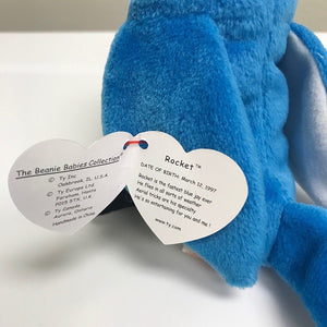 Ty Beanie Baby Rocket the Blue Jay 1997