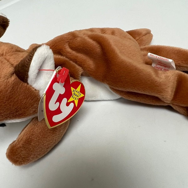 Ty Beanie Baby Sly the Fox 1996 Chickenmash Farm