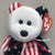 Ty Beanie Baby Spangle the Bear White Face Bear 1999