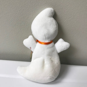 Ty Beanie Baby Spooky the Ghost Style 4090 back view